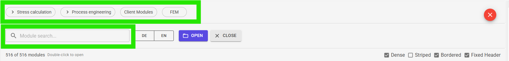 Module Selector Overview